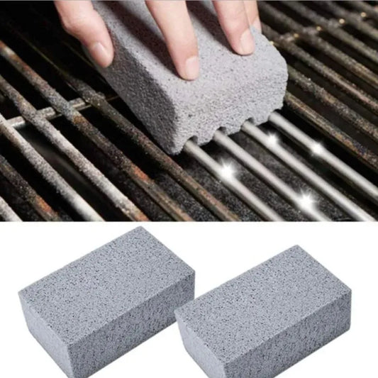 BBQ Grill Cleaning Brush Brick Block Barbecue Cleaning Stone Pumice Brick For Barbecue Rack Outdoor Kitchen Tools