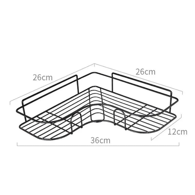 1PCS Non Perforated Bathroom, Bathroom, Triangle Shelf, Wall Mounted Toilet, Bathroom, Washbasin, Storage of Wall Supplies